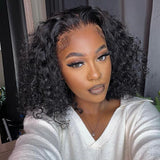 Front lace 13x4" Deep Wave Brun Foncé