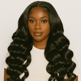 Front lace 13x4" Loose Deep Brun Foncé