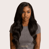 Front Lace 13x6" Body Wave Brun Foncé