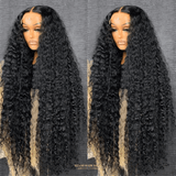 Front lace 13x6" Deep Wave Brun Foncé