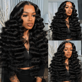 Front lace 13x6" Loose Deep Brun Foncé