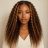 Front lace 4x4" Deep Wave P4/27