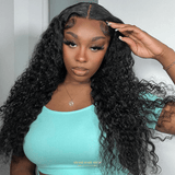 Front lace 4x4" Kinky Curly Brun Foncé