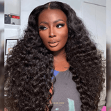 Front lace 4x4" Loose Deep Brun Foncé