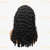 Half Wig Burmese Curly - Perruque à Cordon Ajustable Sans Colle 250%