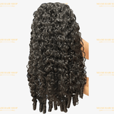 Half Wig Burmese Curly - Perruque à Cordon Ajustable Sans Colle 250%