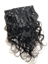 Kit Extensions à Clips Body Wave Noir 120 gr