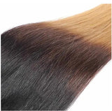 Kit Extensions à Clips Straight Ombre Brun Chocolat Blond 120 gr