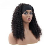 Perruque Bandeau Kinky Curly Brun Foncé