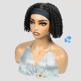 Perruque Bandeau Kinky Curly Brun Foncé Densité 250%