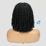 Perruque Bandeau Kinky Curly Brun Foncé Densité 250%