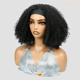 Perruque Bandeau Kinky Curly Brun Foncé Densité 250%