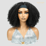 Perruque Bandeau Kinky Curly Brun Foncé Densité 250%