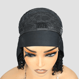 Perruque Bandeau Kinky Curly Brun Foncé Densité 250%