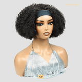 Perruque Bandeau Kinky Curly Brun Foncé Densité 250%