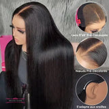 Perruque HD Miami HairFlex 6x4 Straight 250%