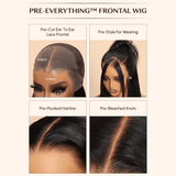 Perruque HD Miami HairFlex 9x6 Yaki Straight