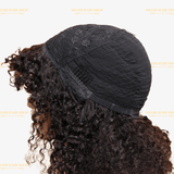 Perruque Kinky Curly à Frange Sans Colle