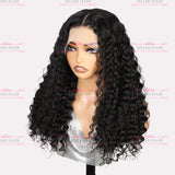 Perruque Lace Wig 13x4 Deep Wave - avec Effet Presque Double Drawn et Maximum de Volume en Cheveux Remy