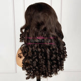 Perruque Lace Wig 13x4 Loose Body Wave 4# - avec Effet Presque Double Drawn et Maximum de Volume en Cheveux Remy - Miami Hair Shop