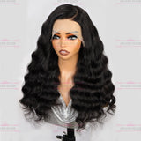 Perruque Lace Wig 13x4 Loose Wave - avec Effet Presque Double Drawn et Maximum de Volume en Cheveux Remy