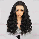 Perruque Lace Wig 13x4 Loose Wave - avec Effet Presque Double Drawn et Maximum de Volume en Cheveux Remy