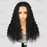 Perruque Lace Wig 13x4 Water Wave - avec Effet Presque Double Drawn et Maximum de Volume en Cheveux Remy