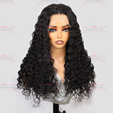 Perruque Lace Wig 13x4 Water Wave - avec Effet Presque Double Drawn et Maximum de Volume en Cheveux Remy