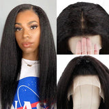 Perruque Lace Wig 5x5 Cheveux Yaki Straight - Densité 150% - Texture Naturelle