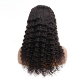 Perruque U-Part Deep Wave Brun Foncé