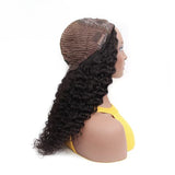 Perruque U-Part Deep Wave Brun Foncé