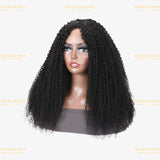 Perruque V - Part Kinky Curly Brun Foncé - Miami Hair Shop