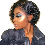 Pixie Curly 13x1 Brun Foncé