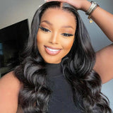 Prédécoupé Front lace 13x4" Body Wave Brun Foncé « prêt-à-porter »