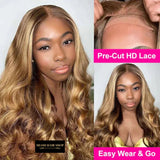 Prédécoupé Front lace 13x4" Body Wave P4/27 « prêt-à-porter »