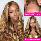 Prédécoupé Front lace 13x4" Body Wave P4/27 « prêt-à-porter »