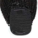 Queue de cheval Ponytail Noir A Cordon Remy Hair Afro Curly