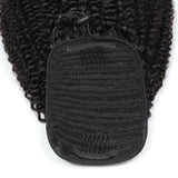 Queue de cheval Ponytail Noir A Cordon Remy Hair Afro Curly Déstockage