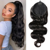 Queue de cheval Ponytail Noir A Cordon Remy Hair Body Wave