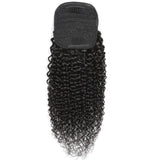 Queue de cheval Ponytail Noir A Cordon Remy Hair Kinky Curly