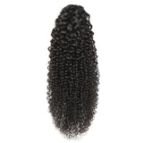 Queue de cheval Ponytail Noir à Pince Naturel Remy Hair Kinky Curly