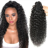 Queue de cheval Ponytail Noir à Pince Naturel Remy Hair Kinky Curly