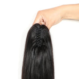 Queue de cheval Ponytail Noir à Pince Naturel Remy Hair Straight