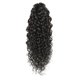 Queue de cheval Ponytail Noir à Pince Naturel Remy Hair Water Wave