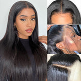 Perruque Lace Wig 5x5 Cheveux Lisses - Densité 150% - Effet Soyeux