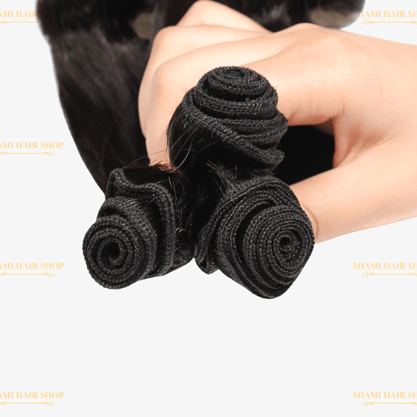 3 double drawing packets virgin human hair hair - t -loose – Miami Hair ...