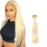 Tissage Straight Blond Platine 100G