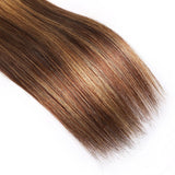 Tissage Straight | Chatain Méché Blond | P4/27# - Miami Hair Shop