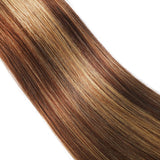 Tissage Straight | Chatain Méché Blond | P4/27# - Miami Hair Shop