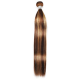 Tissage Straight | Chatain Méché Blond | P4/27# - Miami Hair Shop